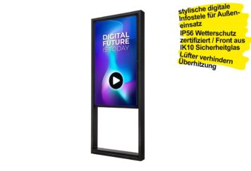 Digital Signage Outdoor Infostele FUTURE
