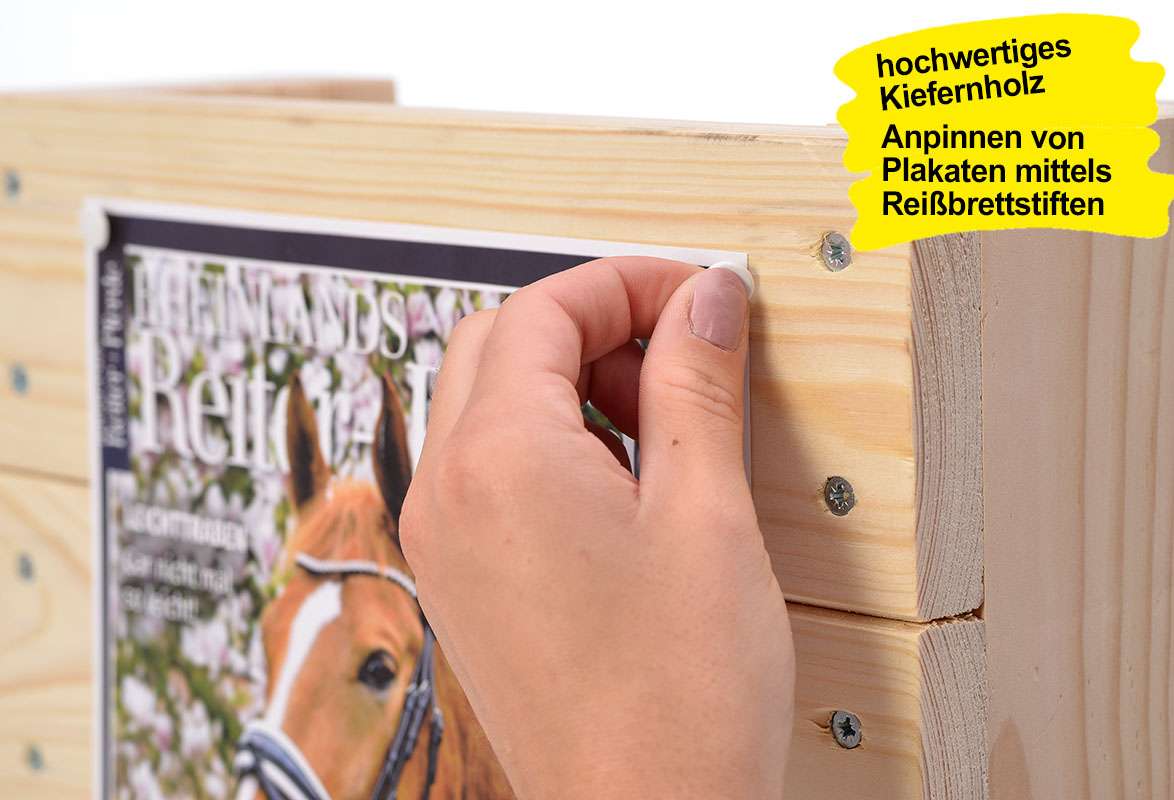 Katalogständer Holz A4 PINEWOOD - Plakatfläche