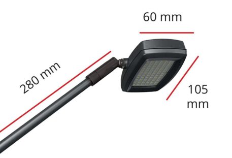 LED Strahler SHUTTLE (12 W) - Maße
