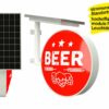 Photovoltaik Außenwerbung BEER - Solarmodul