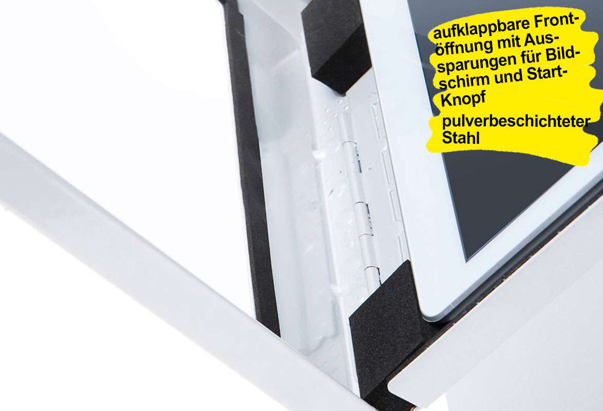 Tablet Wandhalterung COLORED - Frontklappe