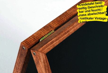 Tisch Kundenstopper Holz TABLE - Kreidetafel